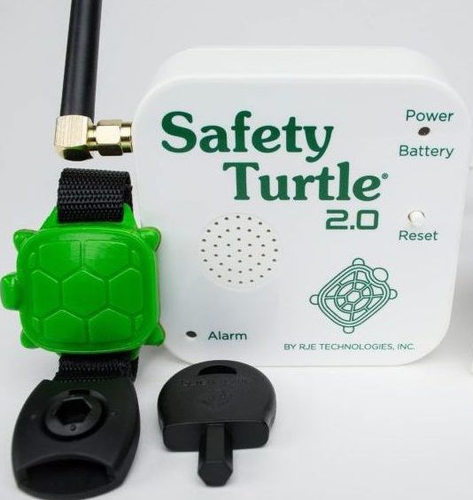 Safety Turtle - children's pool safety alarm