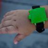 Safety Turtle wristband on child