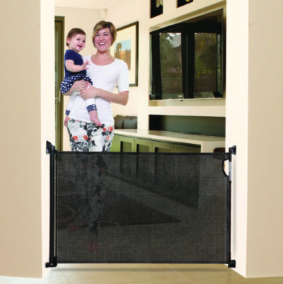 Retractable Gate (black) - Safety Store Australia